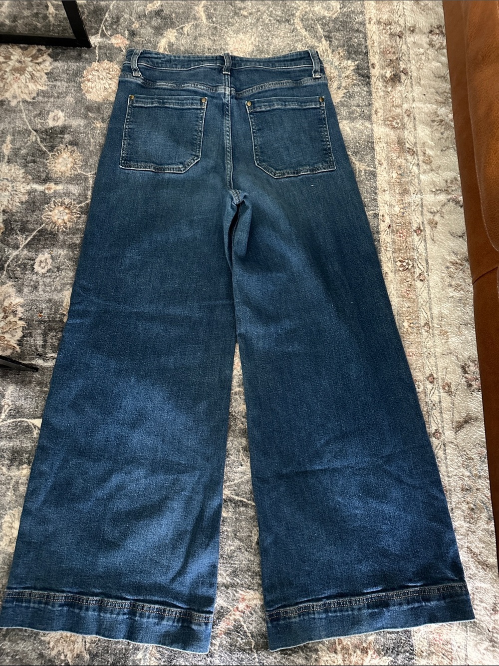 Anthropologie Maeve The Jada High-Rise Wide Leg Jeans - Picture 5 of 5